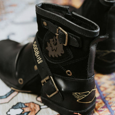 Men's Western Cowboy Leather Boots Classic Stylish Durable Design