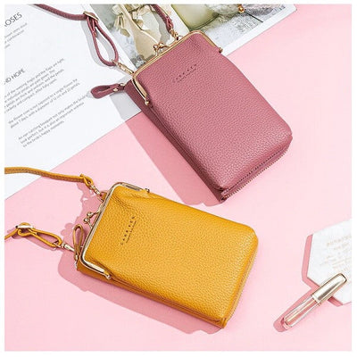 Mini Mobile Phone Shoulder Bag Compact Crossbody Purse For Essentials