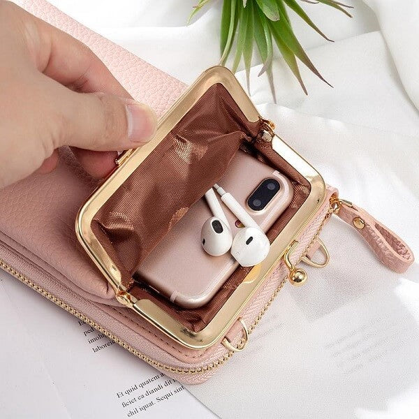 Mini Mobile Phone Shoulder Bag Compact Crossbody Purse For Essentials