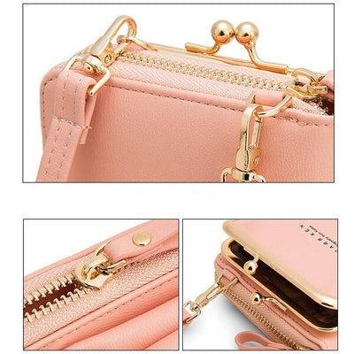 Mini Mobile Phone Shoulder Bag Compact Crossbody Purse For Essentials