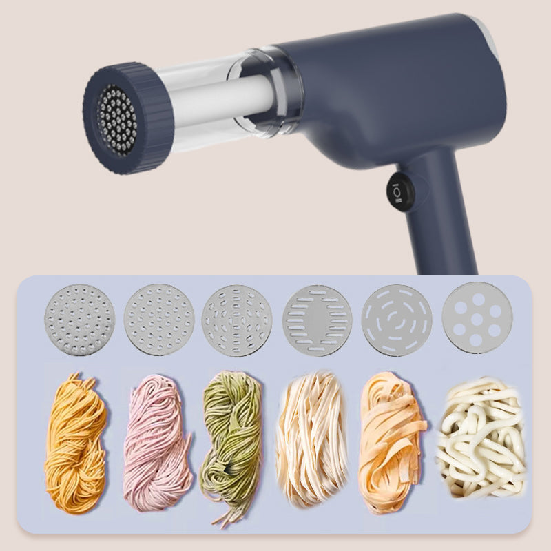 6-in-1 Cordless Electric Pasta Maker Handheld Kitchen Tool