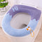 Knitted Toilet Seat Cover Soft Warm Washable Universal With Handle
