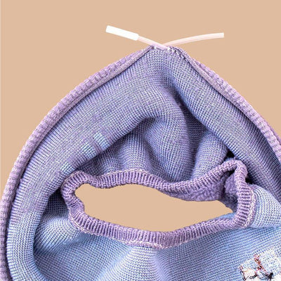 Knitted Toilet Seat Cover Soft Warm Washable Universal With Handle