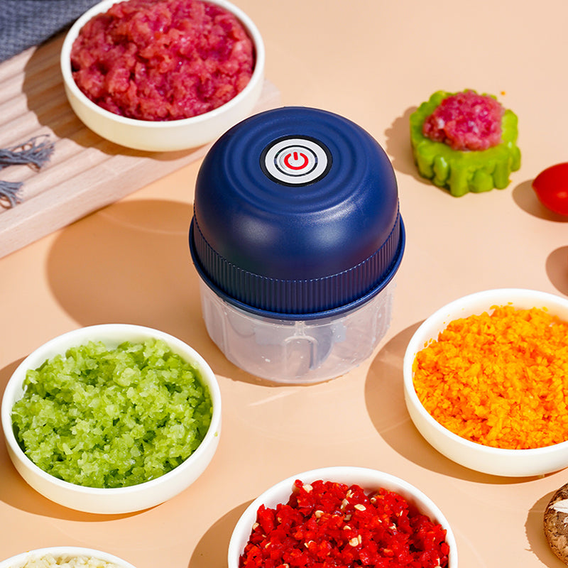 Electric Food Chopper Garlic Crusher For Easy Kitchen Prep