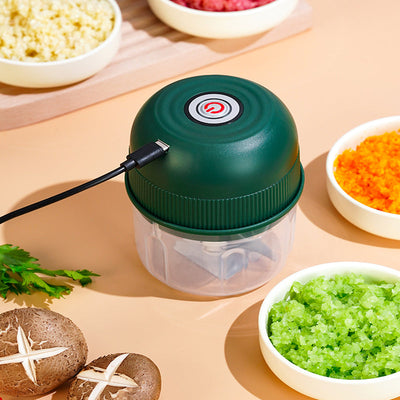 Electric Food Chopper Garlic Crusher For Easy Kitchen Prep