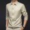 Men's Long Sleeve Business Pullover Shirt Classic Office Wear