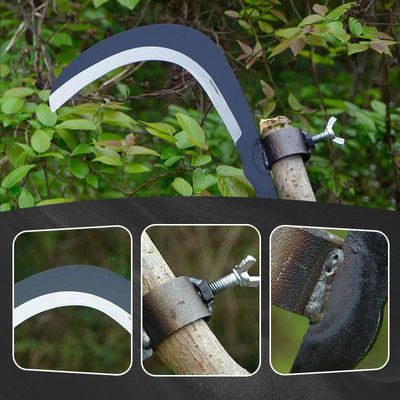 Portable Grass Sickle Cutter Head Multifunctional Garden Tool Replacement