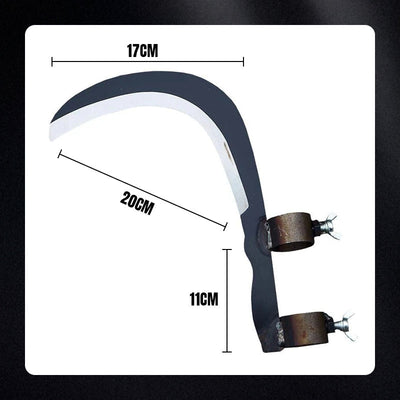 Portable Grass Sickle Cutter Head Multifunctional Garden Tool Replacement