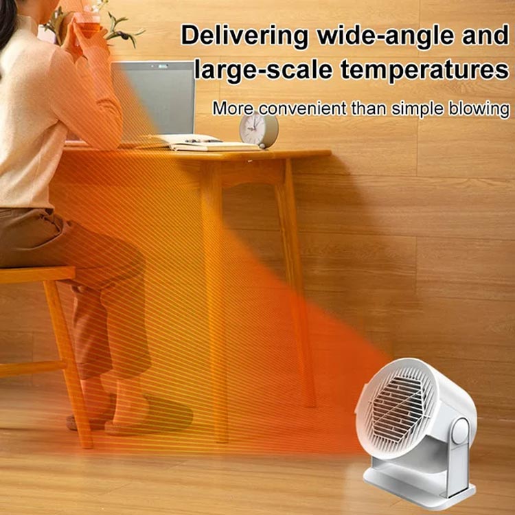 400W Portable Warm Air Blower With Oscillating Function