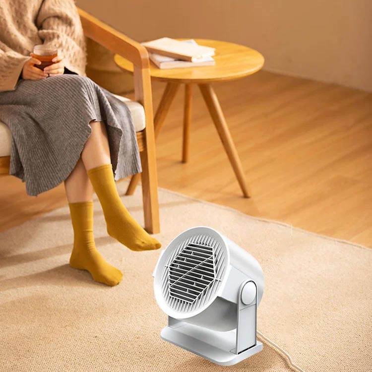 400W Portable Warm Air Blower With Oscillating Function