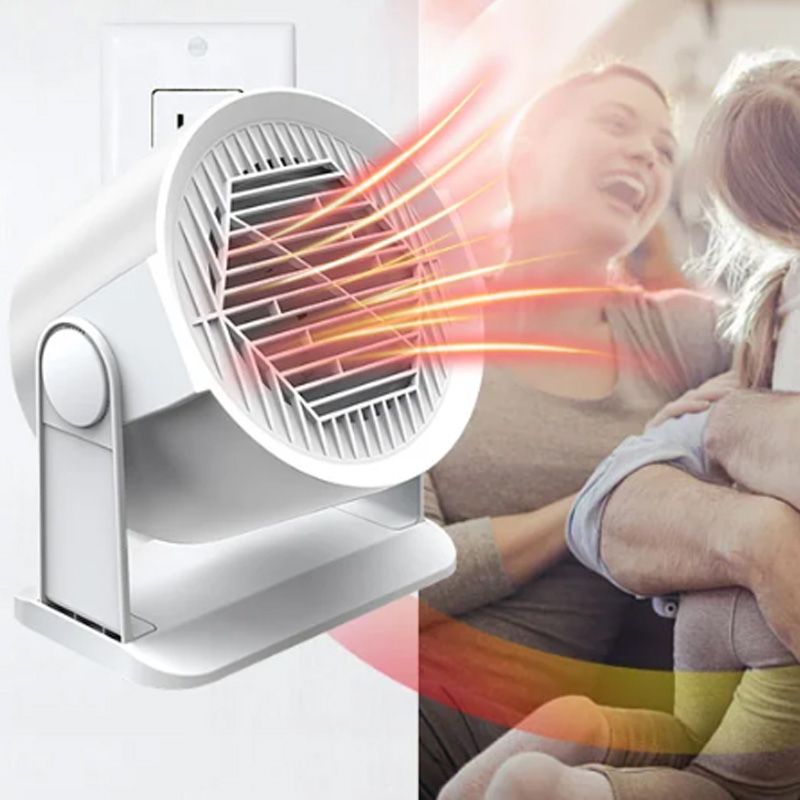 400W Portable Warm Air Blower With Oscillating Function