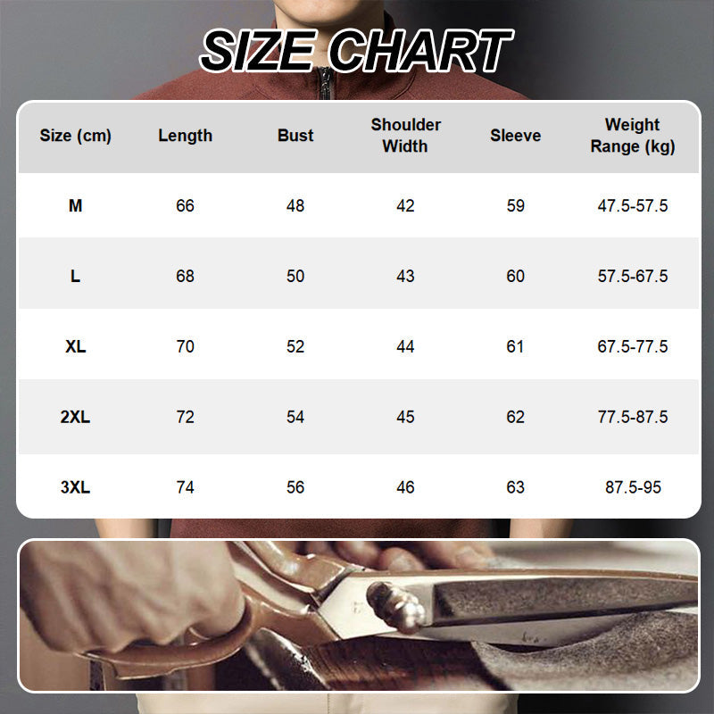 Men's Quarter Zip Sweatshirt Warm Long Sleeve Casual Pullover