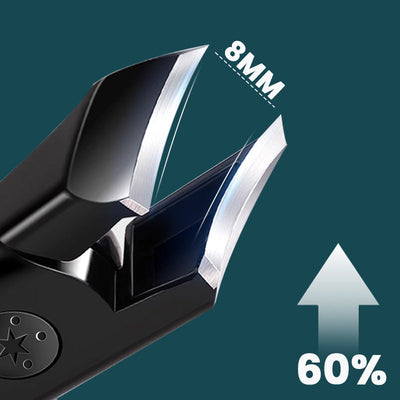 Wide Mouth Nail Clippers Angled Design Anti-Splash Heavy Duty