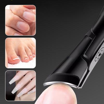 Wide Mouth Nail Clippers Angled Design Anti-Splash Heavy Duty