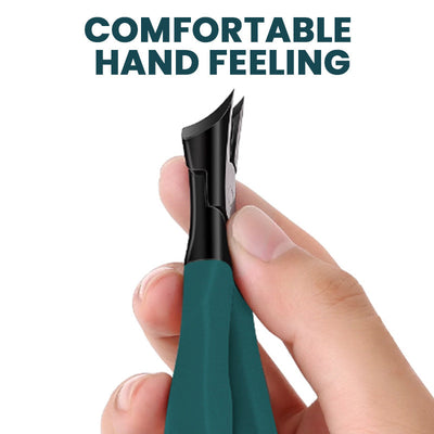 Wide Mouth Nail Clippers Angled Design Anti-Splash Heavy Duty