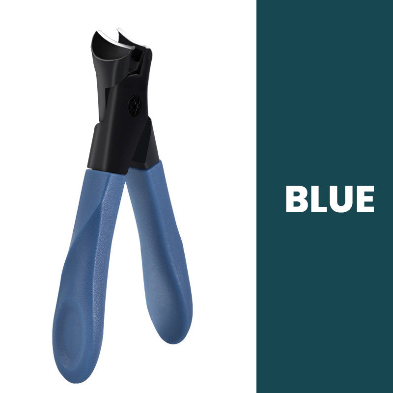 Wide Mouth Nail Clippers Angled Design Anti-Splash Heavy Duty