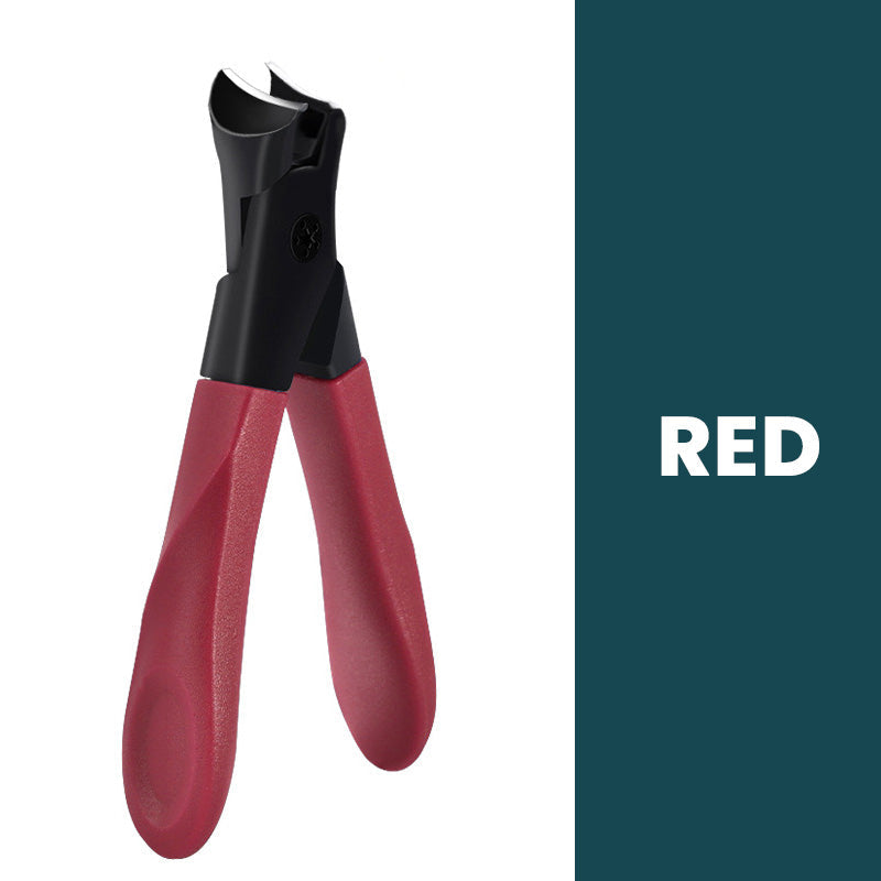 Wide Mouth Nail Clippers Angled Design Anti-Splash Heavy Duty