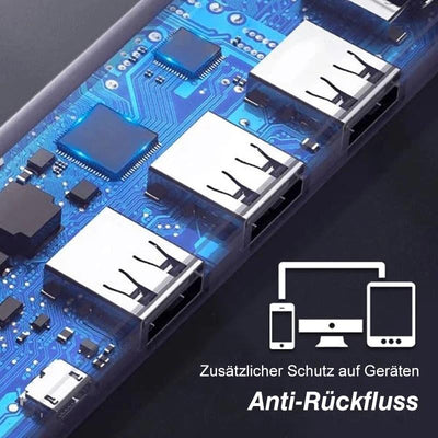 High Speed USB Hub Multi-Port Charger Adapter For Devices