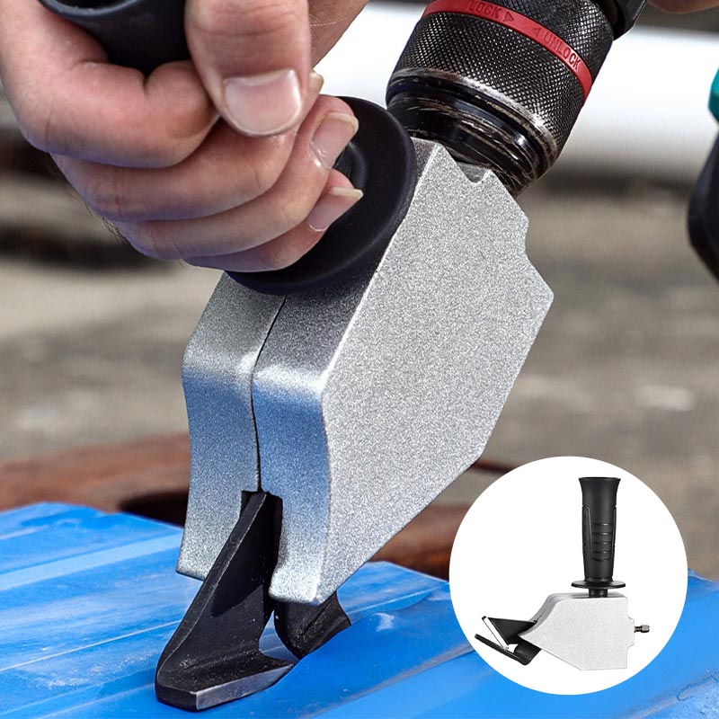 Electric Drill Sheet Metal Shears With Ergonomic Handle For Precision Cutting