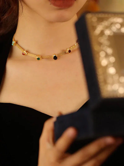 Tilda Elegant Gold Plated Necklace For Women