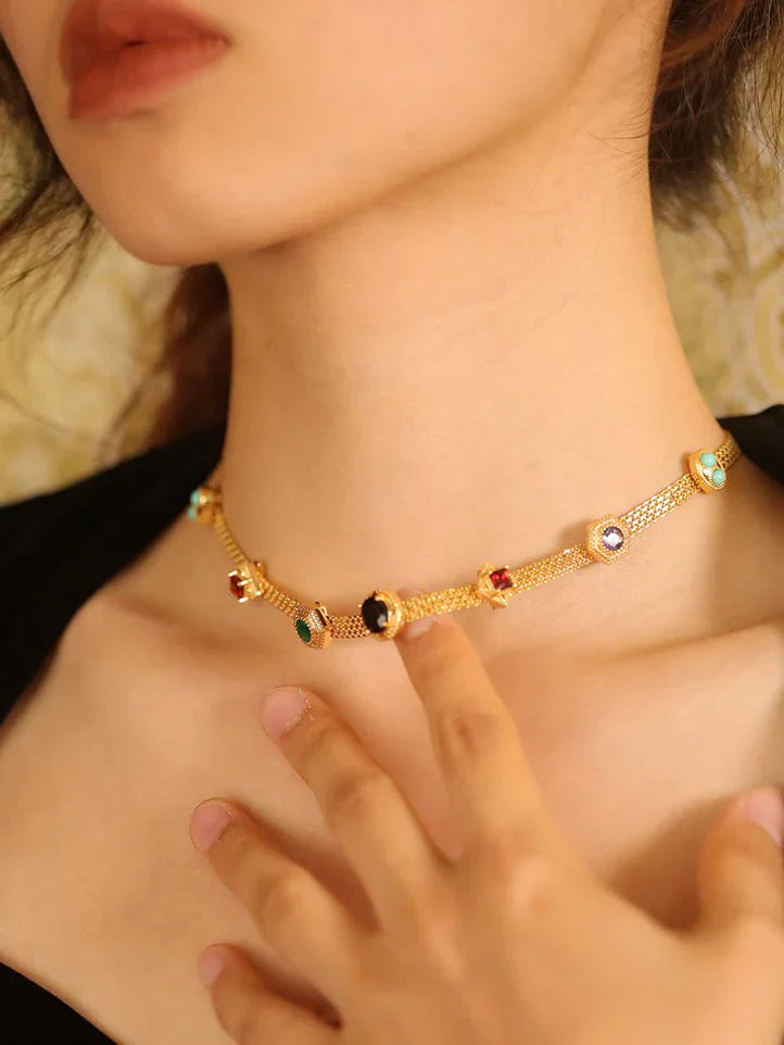 Tilda Elegant Gold Plated Necklace For Women