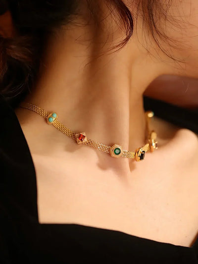 Tilda Elegant Gold Plated Necklace For Women