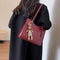 Women's Shoulder Bag Trendy Fashionable With Cute Doll Pendant