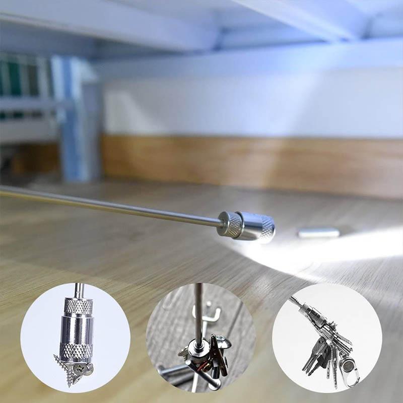 LED Magnetic Pickup Tool Retractable With Bright LED Light