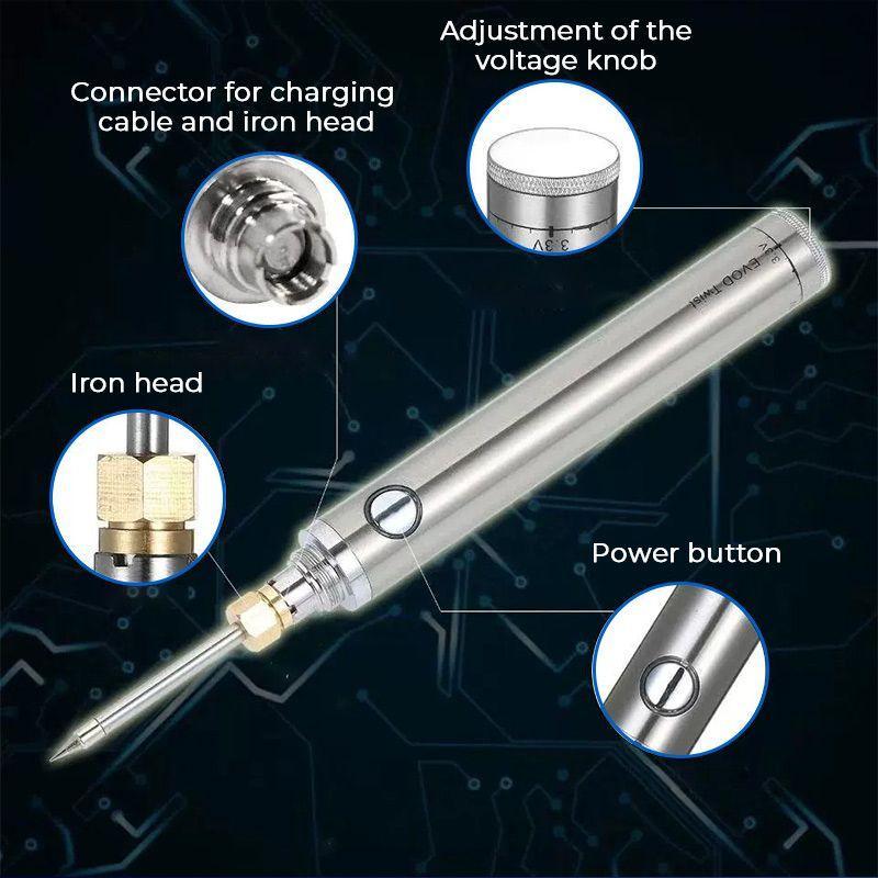 Wireless Soldering Iron Portable Rechargeable Cordless Tool