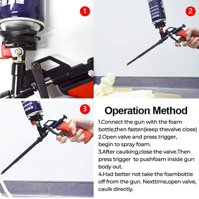 Foam Applicator Gun For Precise And Easy Foam Dispensing