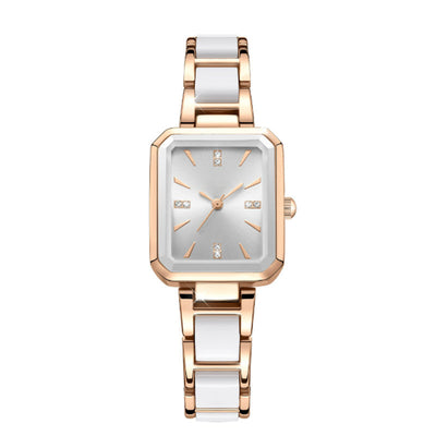 Couple's Rectangular Quartz Watch Stylish Fashion Timepiece
