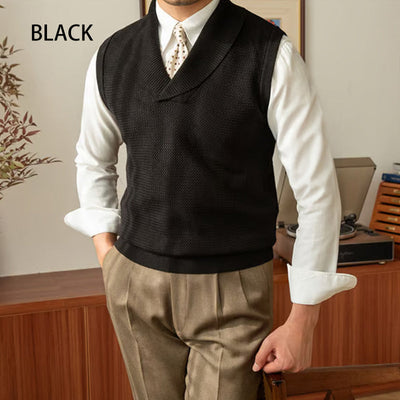 Men's Slim Fit Knit Vest Elegant Stylish Lightweight Design