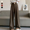 High Waist Wide Leg Trousers Women Elegant Office Pants