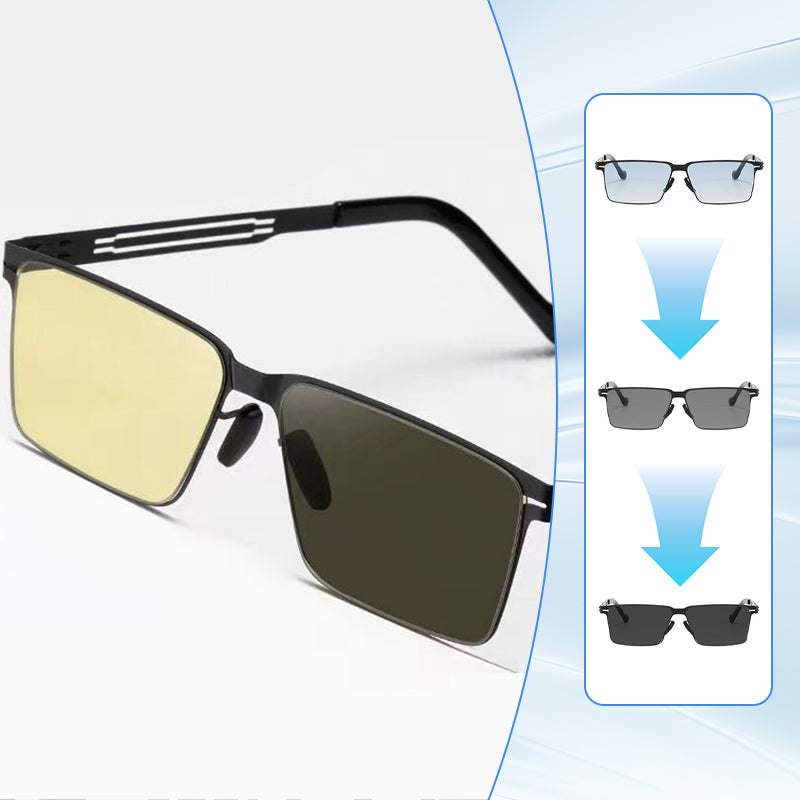 Photochromic Sunglasses For Day And Night Vision Protection