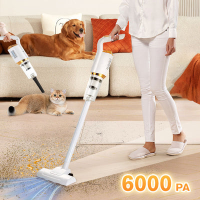 Cordless Vacuum Cleaner Powerful 6000PA Suction For Home And Car