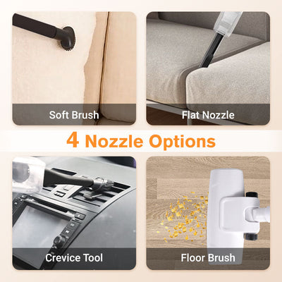 Cordless Vacuum Cleaner Powerful 6000PA Suction For Home And Car