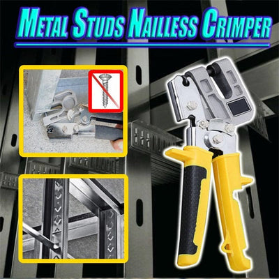 Metal Stud Crimper Tool For Secure Metal Framing And Construction