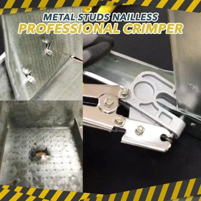 Metal Stud Crimper Tool For Secure Metal Framing And Construction