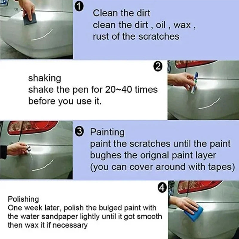 Car Scratch Remover Pen For Quick And Easy Scratch Repair