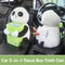 Car-mounted Tissue Box With Dual-purpose Trash And Storage Container