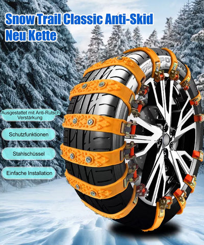 Non Slip Tire Chain For Compatible Cars Easy Fit And Durable
