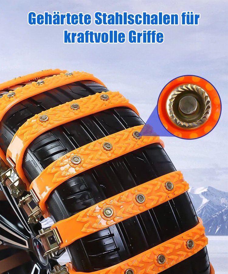 Non Slip Tire Chain For Compatible Cars Easy Fit And Durable
