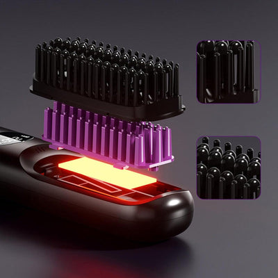 Cordless Hair Straightener With LED Display Portable Styling Tool