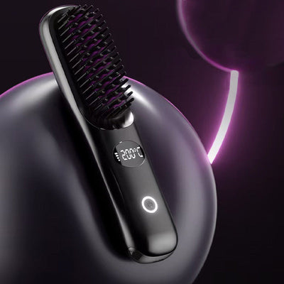 Cordless Hair Straightener With LED Display Portable Styling Tool