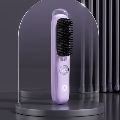 Cordless Hair Straightener With LED Display Portable Styling Tool