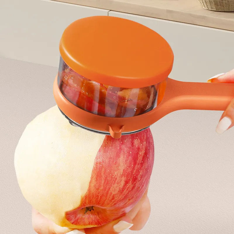Multifunctional Peeler With Built-in Debris Storage Bucket Kitchen Tool