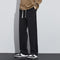 Men's Loose Straight Leg Pants With Adjustable Drawstring Waist