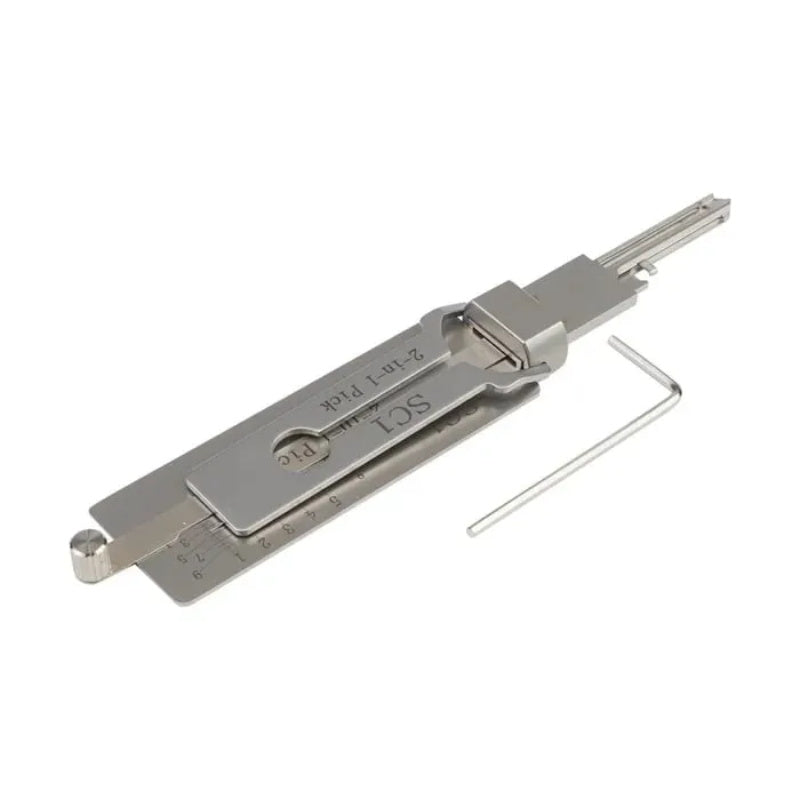 Stainless Steel Key Decoder Professional Locksmith Tool For Precision
