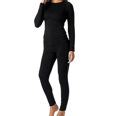 Women's Thermal Underwear Set Soft Comfortable Two-Piece Warmwear