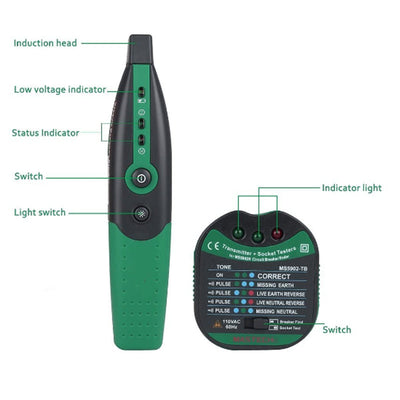 Portable Automatic Circuit Breaker Detector For Electrical Testing